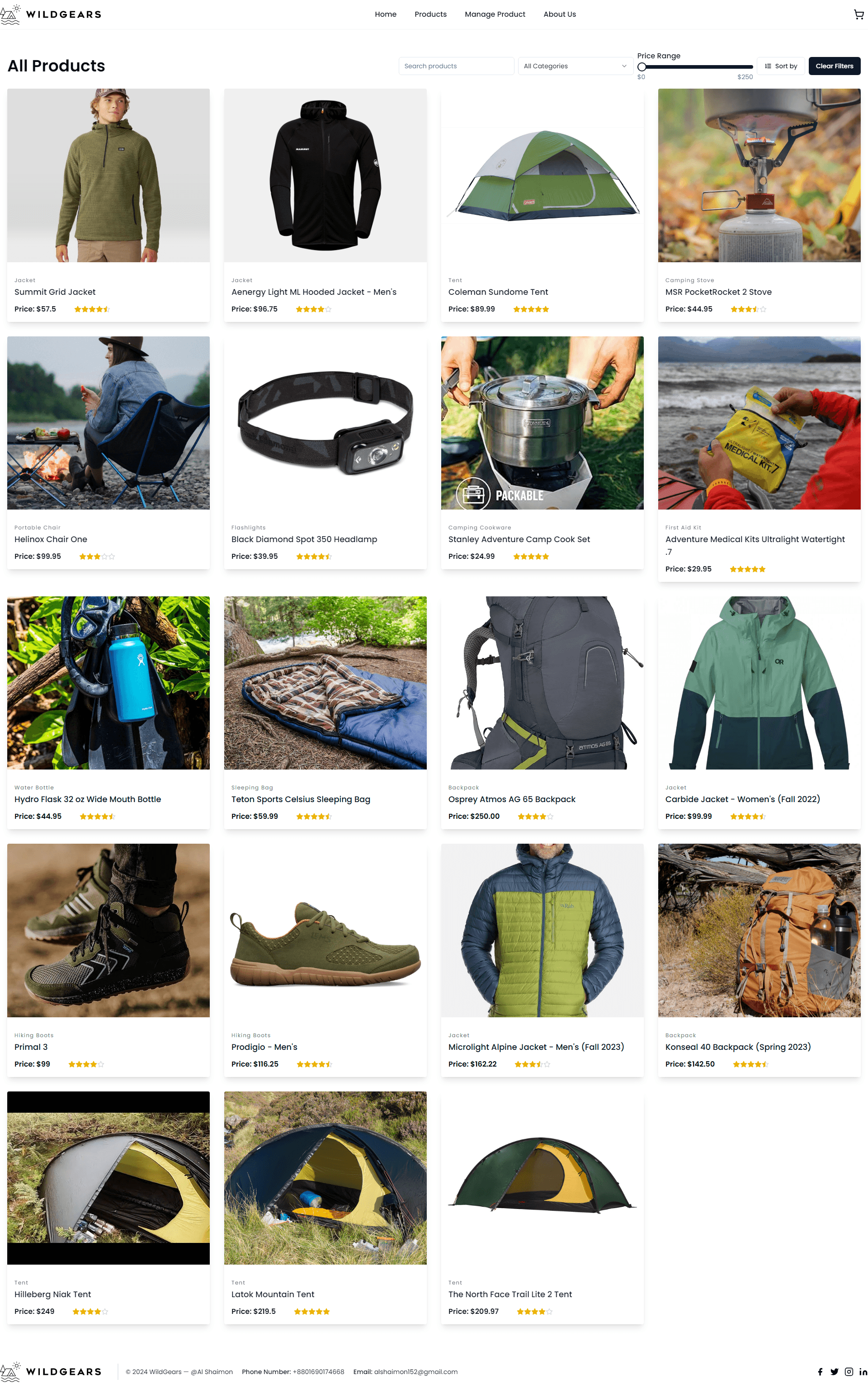 WildGears - Your Ultimate Camping Gear Destination screenshot 2